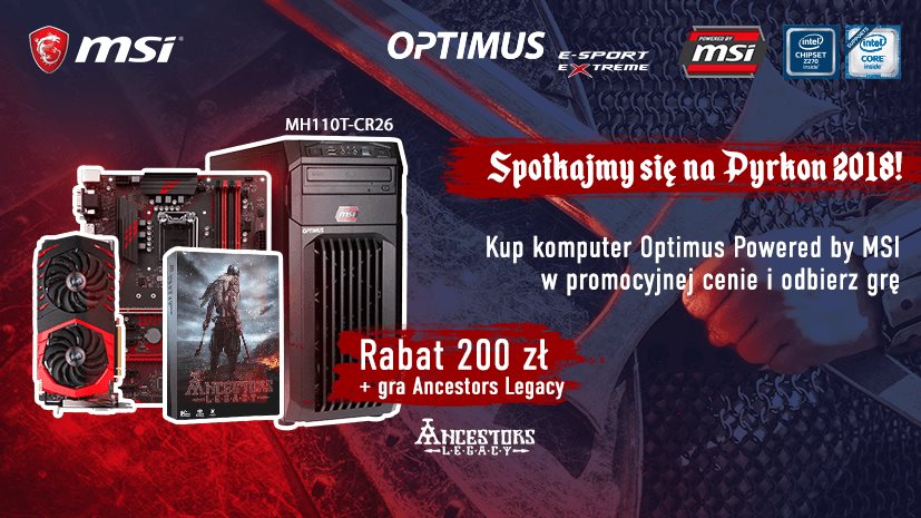 MSI & Optimus na Pyrkon 2018