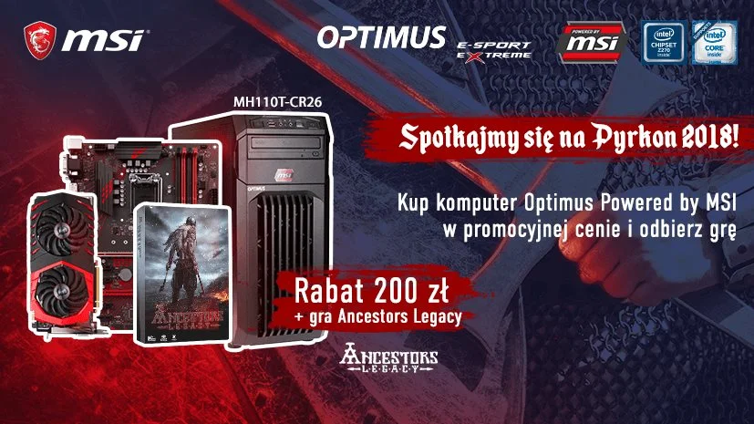 MSI & Optimus na Pyrkon 2018