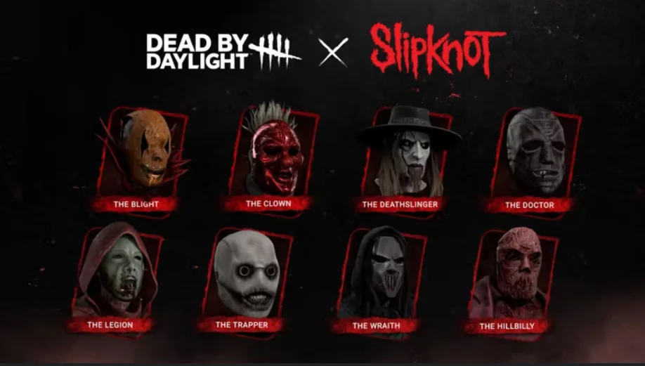 Thread 'Slipknot i Dead by Daylight? Wkrocz do gry i przywdziej maski członków kapeli!'