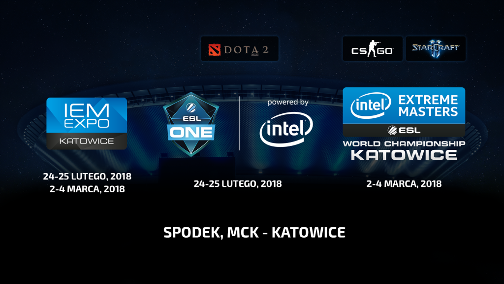 Thread 'Intel Extreme Masters World Championship i ESL One powrócą do Katowic w 2018 roku!'