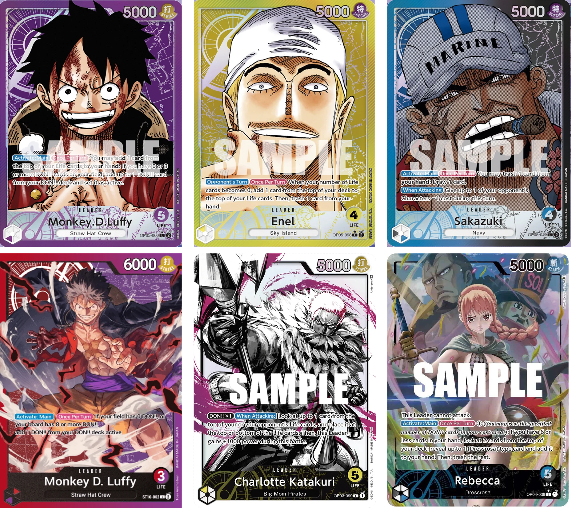 One Piece Card Game: OP05 Nowi Liderzy przejmują Grand Line!