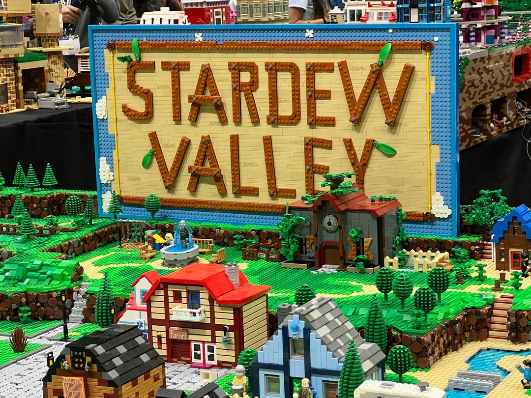 Fan stworzył mapę Stardew Valley z 75 000 klocków LEGO!