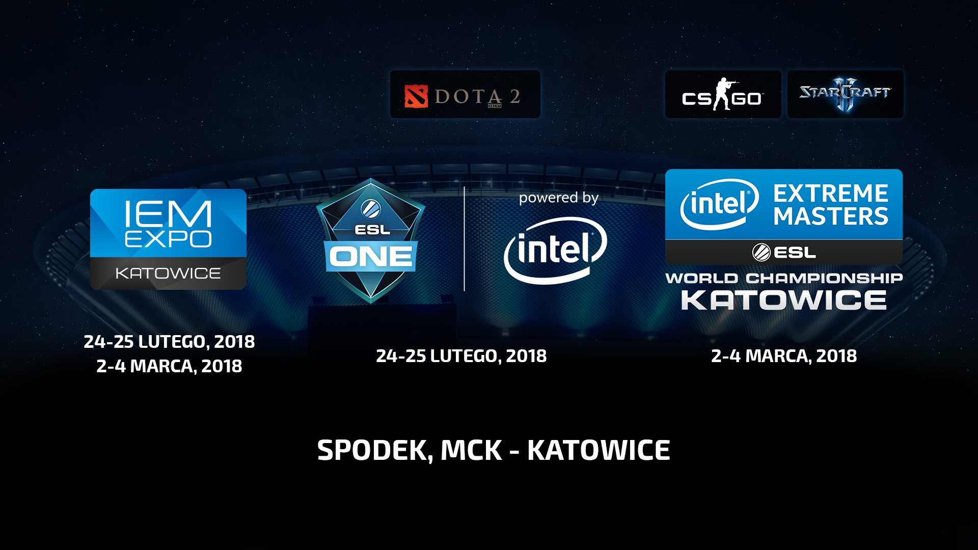 Pierwsza tura biletów na ESL One oraz IEM Katowice