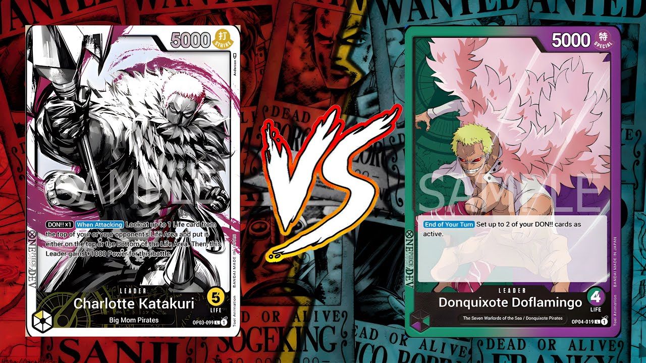 One Piece Card Game: Umarł król, niech żyją nowi władcy - Katakuri i Doflamingo przejmują schedę po Białobrodym