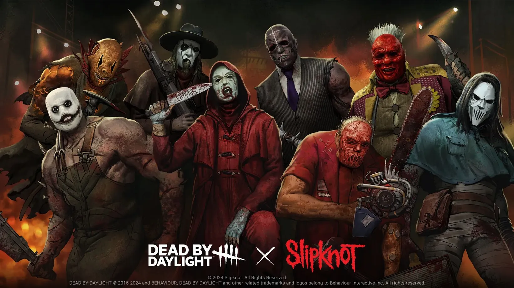 Slipknot i Dead by Daylight? Wkrocz do gry i przywdziej maski członków kapeli!