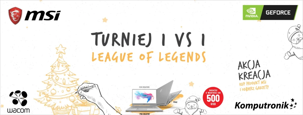 Turniej 1v1 League of Legends  – MSI x Komputronik Fan Day
