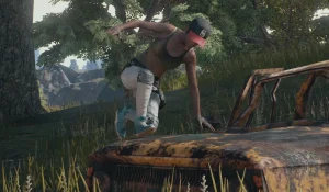 Przeskakiwanie przez przeszkody i wspinaczka w PUBG