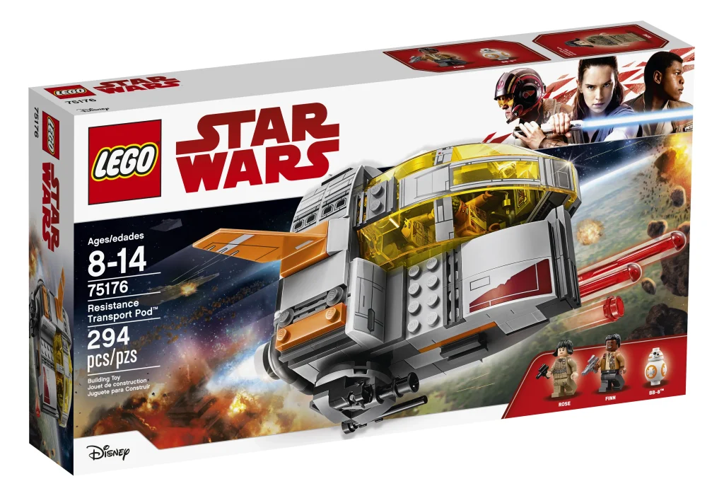 NADLATUJĄ ZESTAWY LEGO® STAR WARS™ INSPIROWANE FILMEM „GWIEZDNE WOJNY: OSTATNI JEDI”
