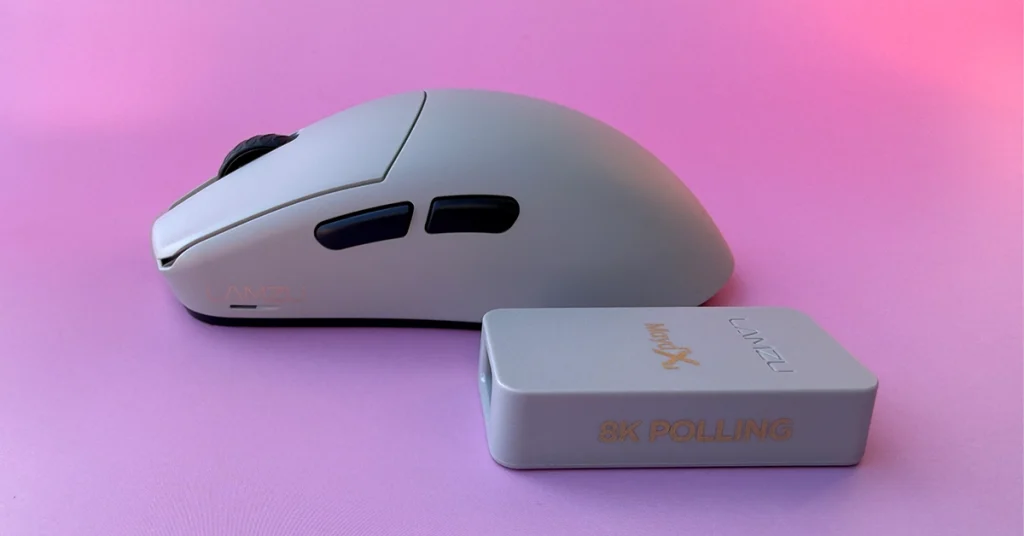 LAMZU MAYA X 8K – recenzja i test: ultralekka mysz 8K
