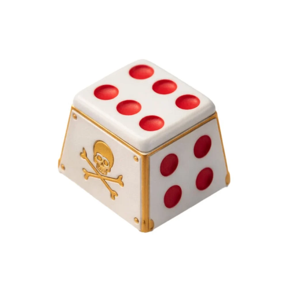 Personalizowany keycap 3D w kształcie kostki do gry