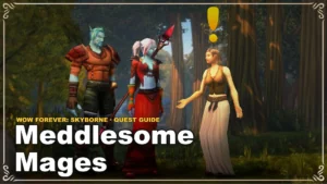 Jak zrobić questa Meddlesome Mages w WoW Forever: Skyborne