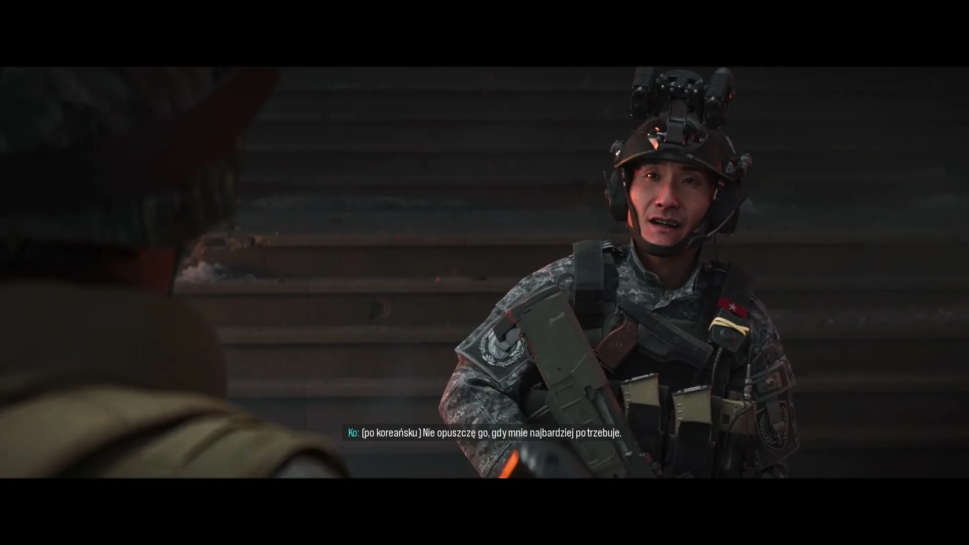 Ko Jin-Hyuk żegna się z Parkiem i zostaje w Korei po misji Dekapitacja w Modern Warfare 4